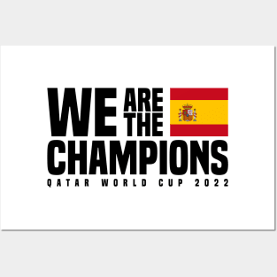 Qatar World Cup Champions 2022 - Spain Posters and Art